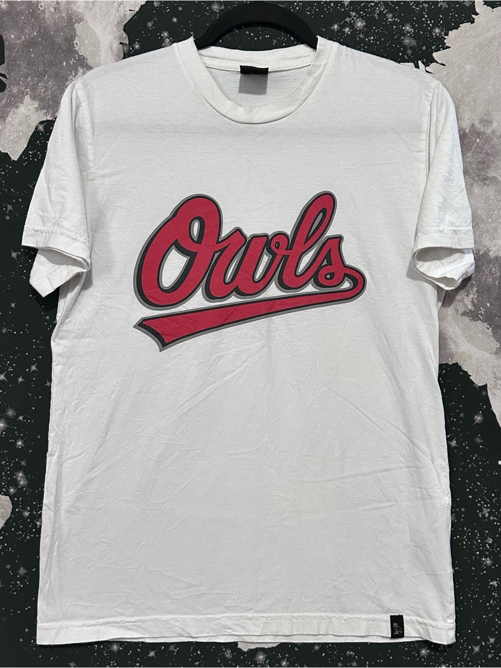 OVO Owls Baseball Team Script Logo Shirt